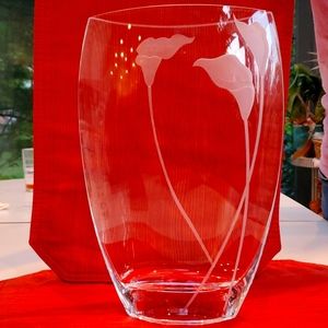 Mikasa calla lily ellipse vase